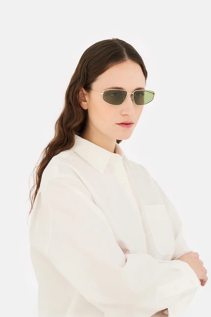 Retrosuperfuture Isedra okulary przeciwsłoneczne HOS.I3V0 złoty AA00