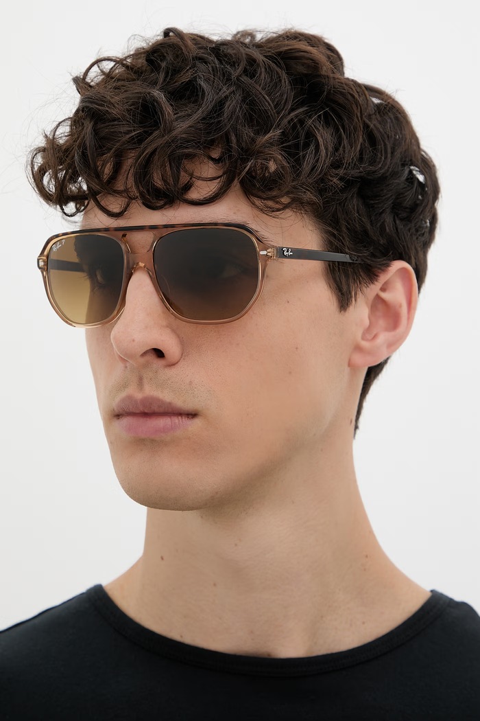 Ray-Ban okulary przeciwsłoneczne 0RB2205 brązowy AA00