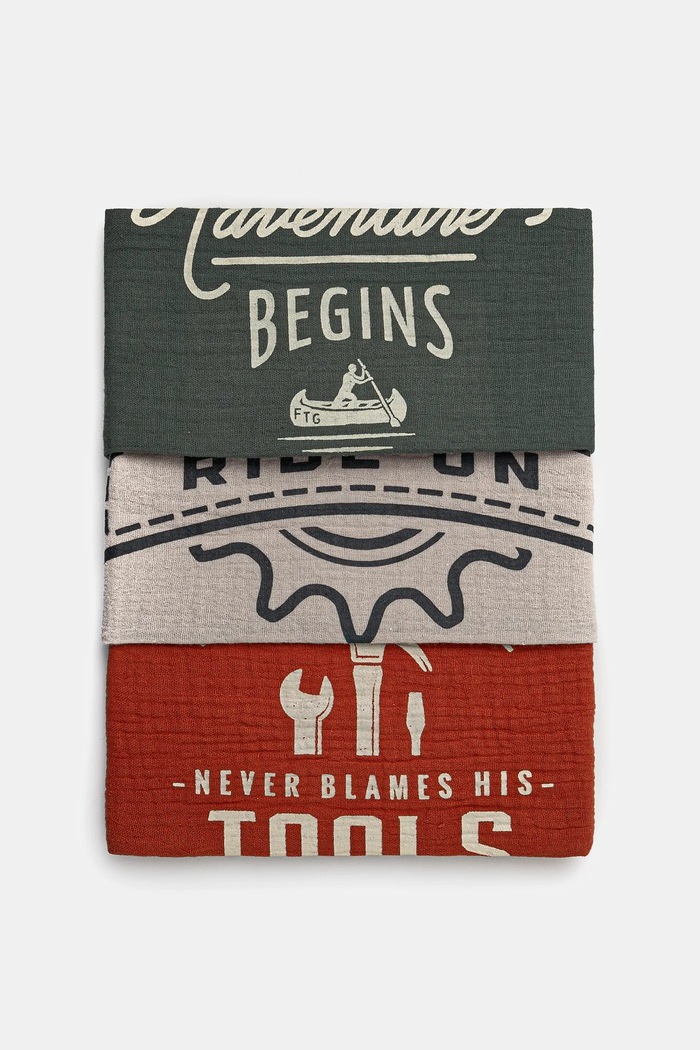 Súprava utierok Gentlemen's Hardware Utility Cloth Set 3-pak viacfarebná GEN679UK