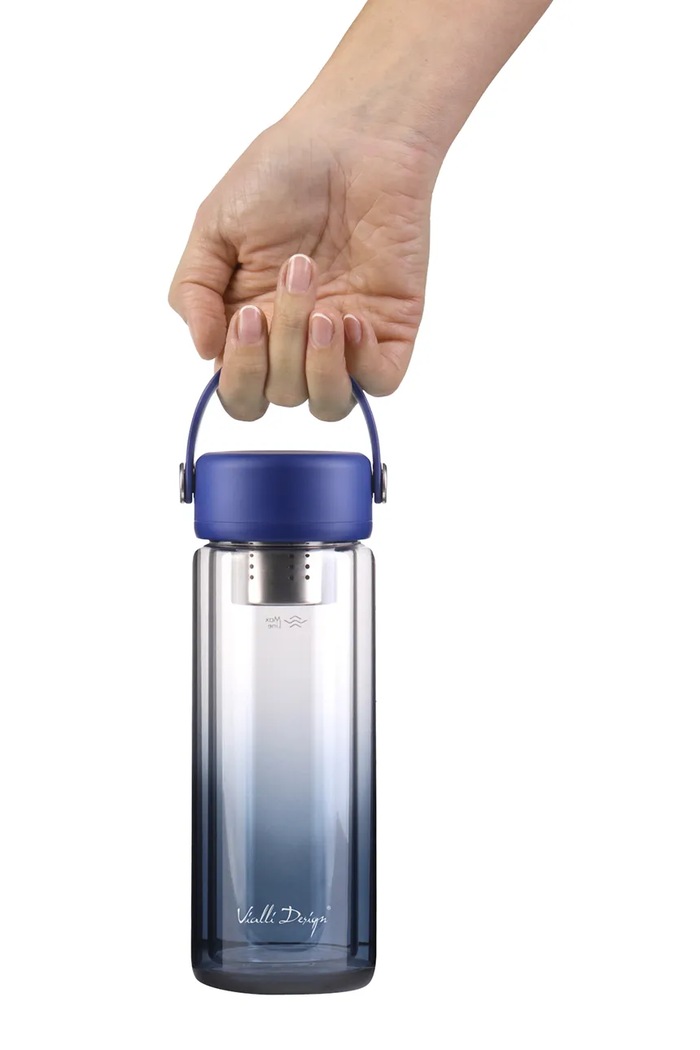 Steklenica s filtrom Vialli Design Fuori 350 ml 30183 pisana
