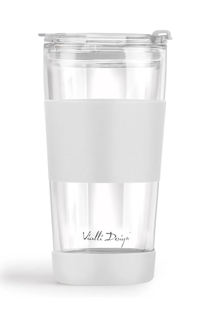 Ισοθερμική κούπα με καλαμάκι Vialli Design Fuori 600 ml 30404 πολύχρωμο AA00