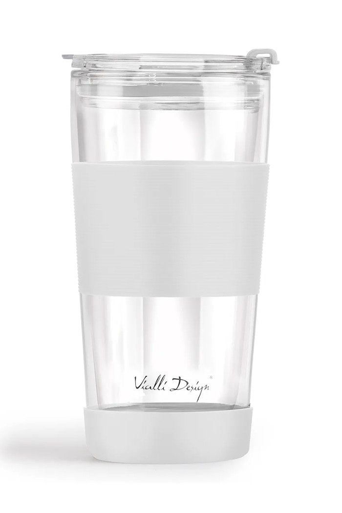 Ισοθερμική κούπα με καλαμάκι Vialli Design Fuori 600 ml 30404 πολύχρωμο AA00