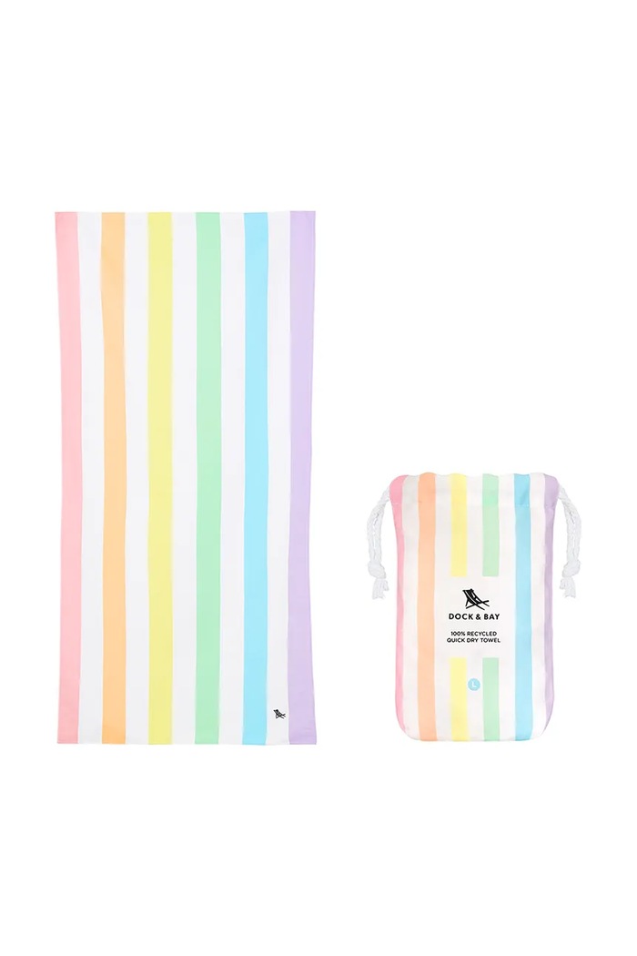 Dock & Bay prosop de plajă cu uscare rapidă Unicorn Waves 160 x 90 cm multicolor TOWLB.SUM.LG.UNICN.R
