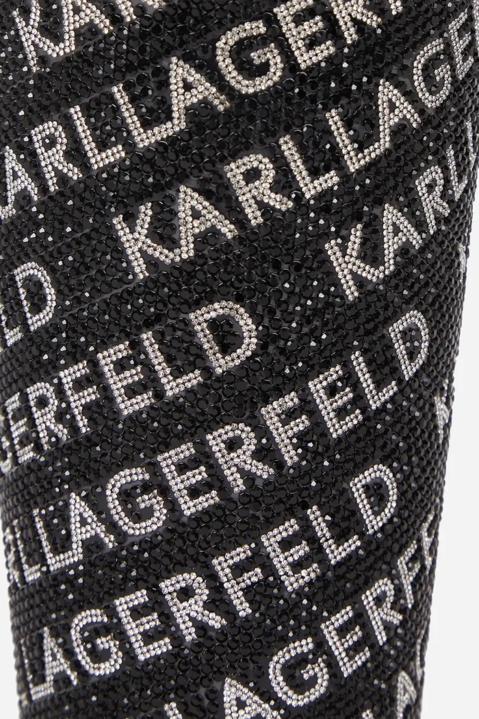 Lifestyle Pohárek s brčkem Karl Lagerfeld k/rhinestone A2W42018 černá