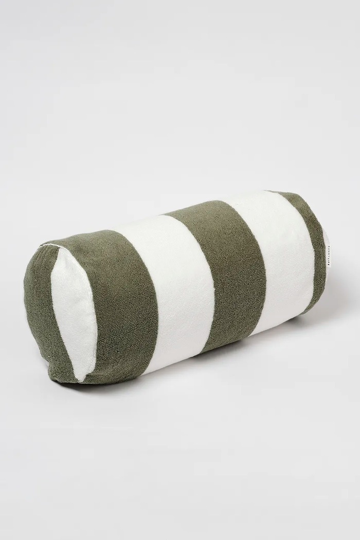 Nafukovací plážový polštář SunnyLife Vacay Olive Stripe S51IBPVA zelená AA00