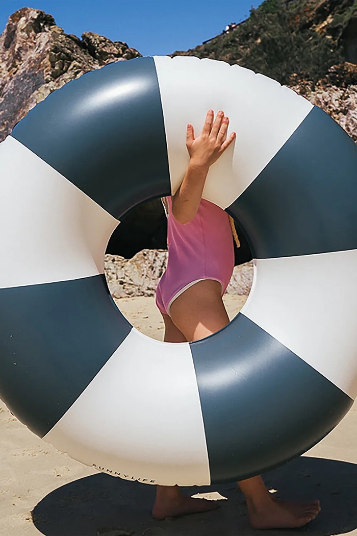 Fete SunnyLife colac de înot Black Stripe S3EXLBLK albastru