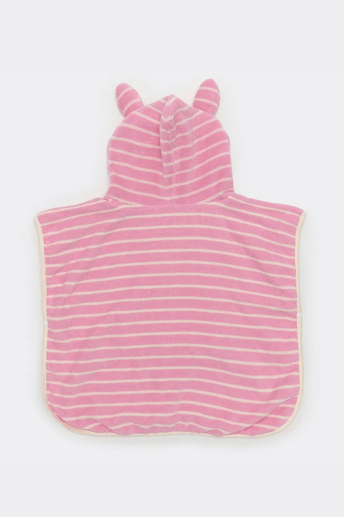 Detský uterák s kapucňou SunnyLife Cotton Candy Pink Stripe S51KHTPK ružová AA00