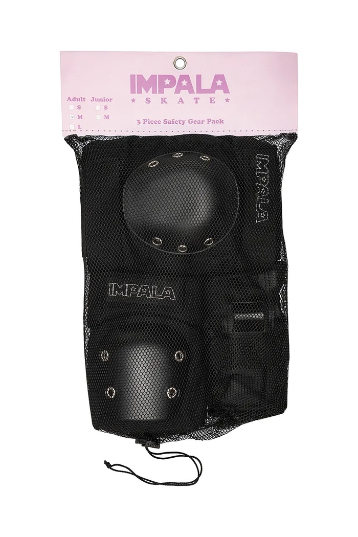 Sada detských chráničov Impala Protective Set Youth 6-pak IMPRPADSY.BLK čierna