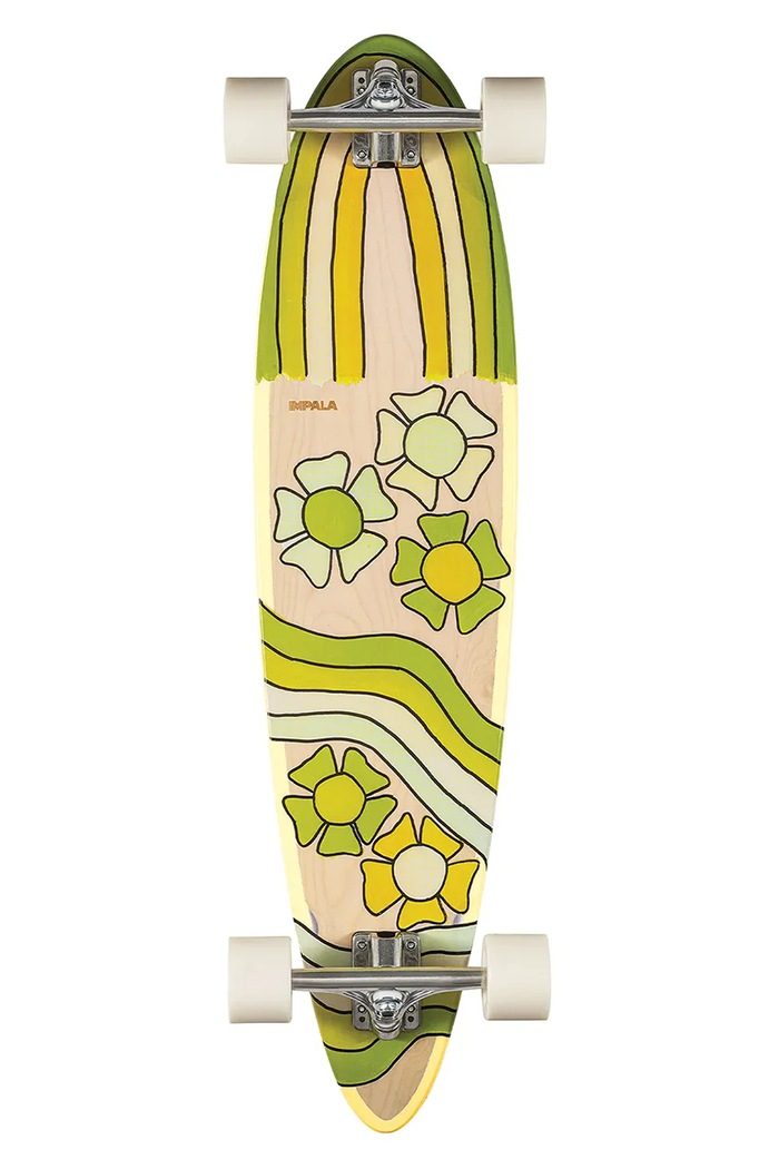 Skateboard Impala Jupiter Longboard – Birdy Floral viacfarebná IMPLB001