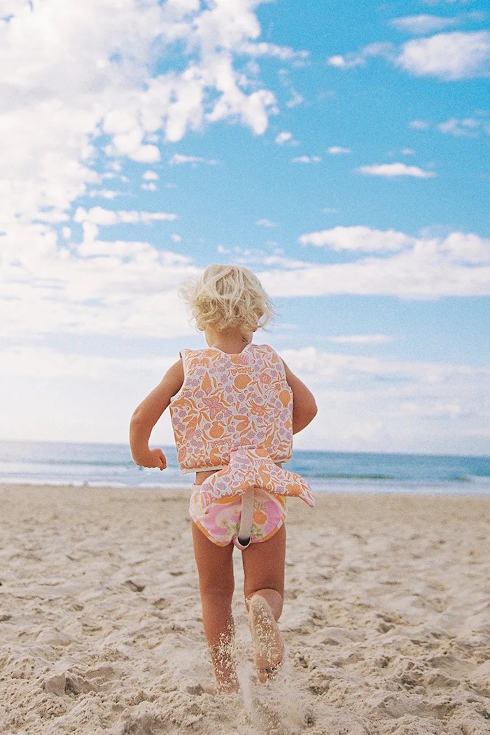 SunnyLife vestă de înot pentru copii Ocean Magic Pink x Rip Curl 1-2 years RCSVSOMP