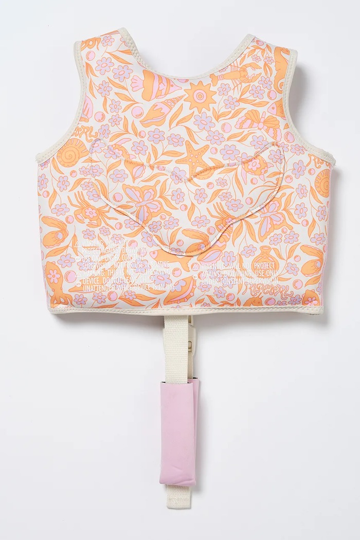 SunnyLife vestă de înot pentru copii Ocean Magic Pink x Rip Curl 1-2 years RCSVSOMP multicolor AA00