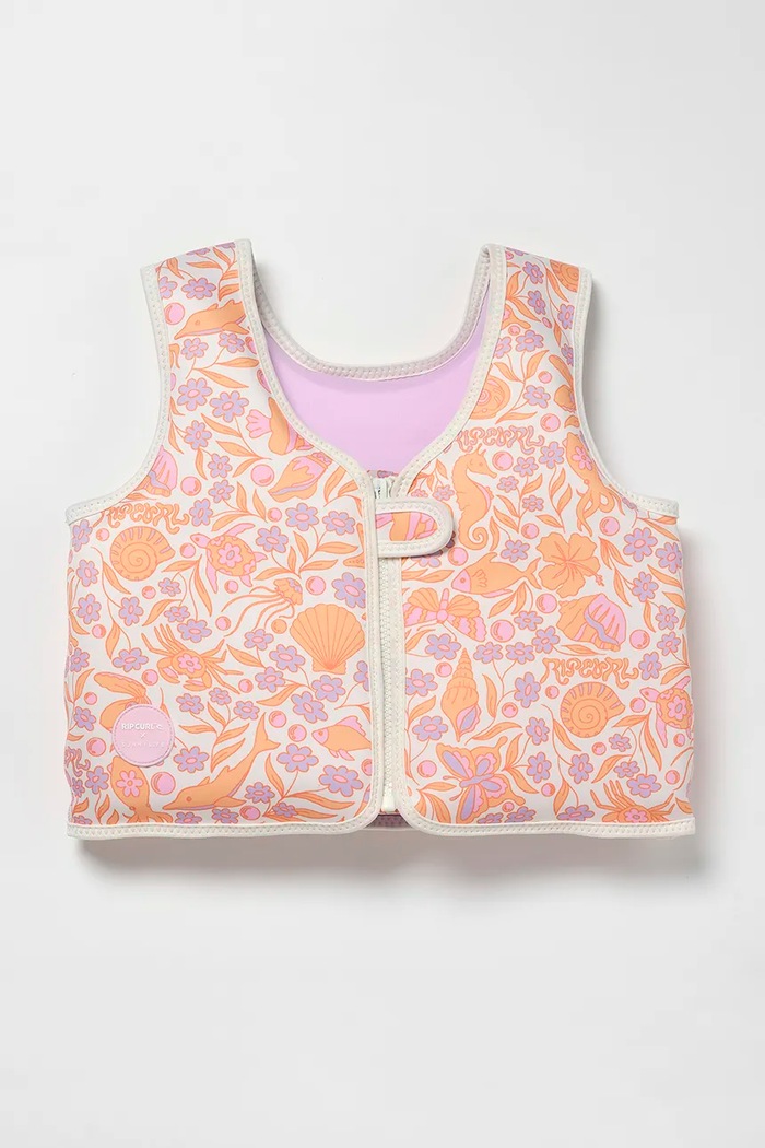 SunnyLife Vestă de înot pentru copii Ocean Magic Pink x Rip Curl 3-6 years multicolor RCSVLOMP
