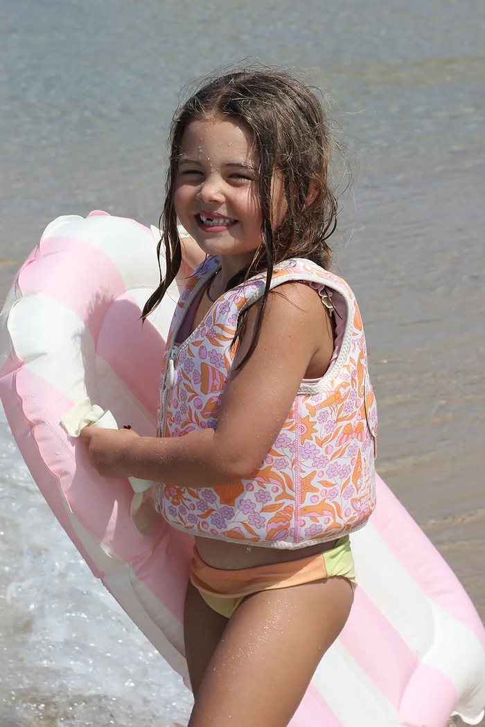 SunnyLife Vestă de înot pentru copii Ocean Magic Pink x Rip Curl 3-6 years RCSVLOMP