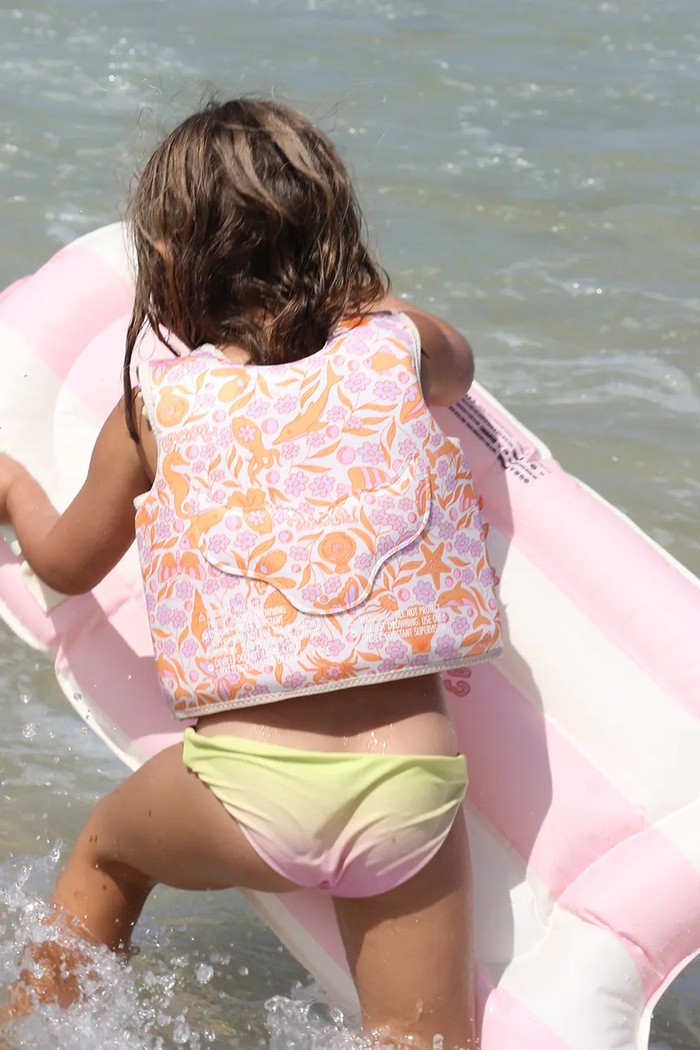SunnyLife Vestă de înot pentru copii Ocean Magic Pink x Rip Curl 3-6 years RCSVLOMP