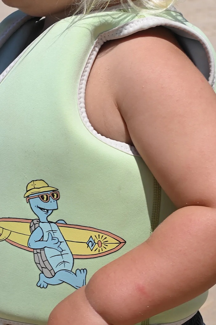 SunnyLife Vestă de înot pentru copii Shred Turtle Aqua x Rip Curl 1-2 years RCSVSSTA