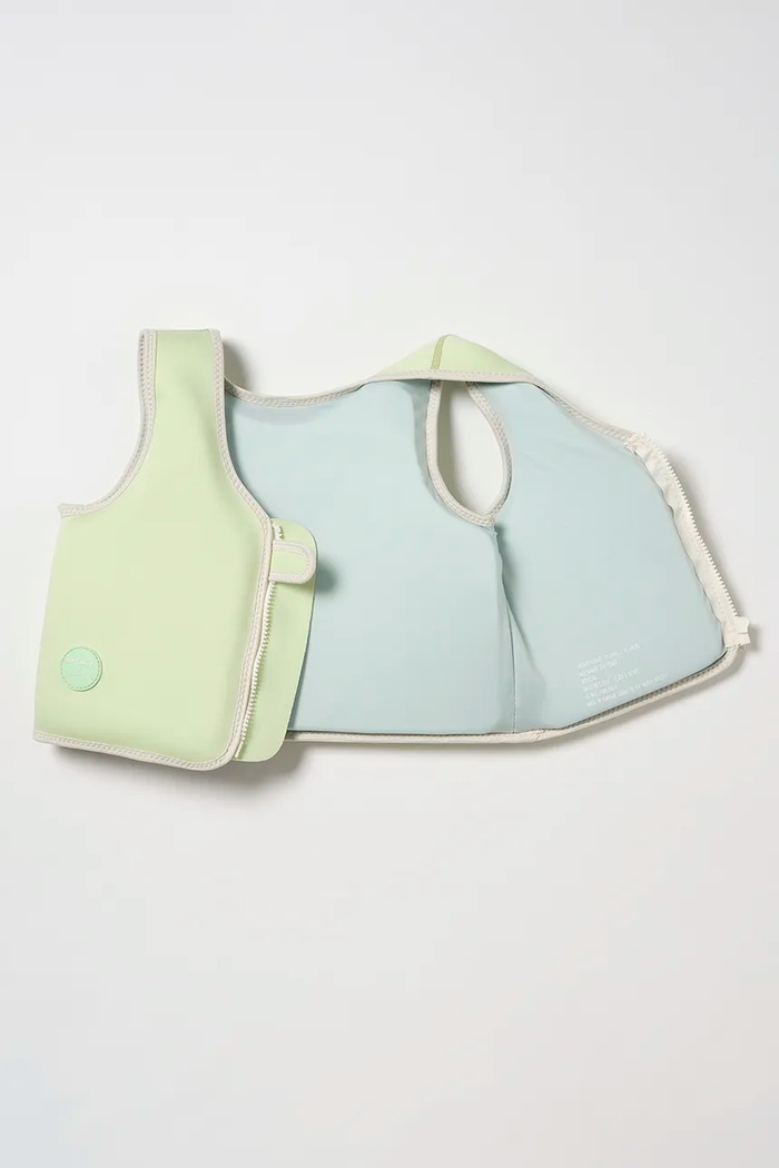 Vestă de înot pentru copii Shred Turtle Aqua x Rip Curl 3-6 years SunnyLife RCSVLSTA verde