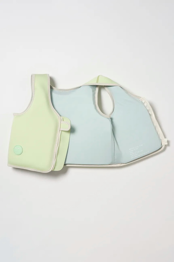 Vestă de înot pentru copii Shred Turtle Aqua x Rip Curl 3-6 years SunnyLife RCSVLSTA verde