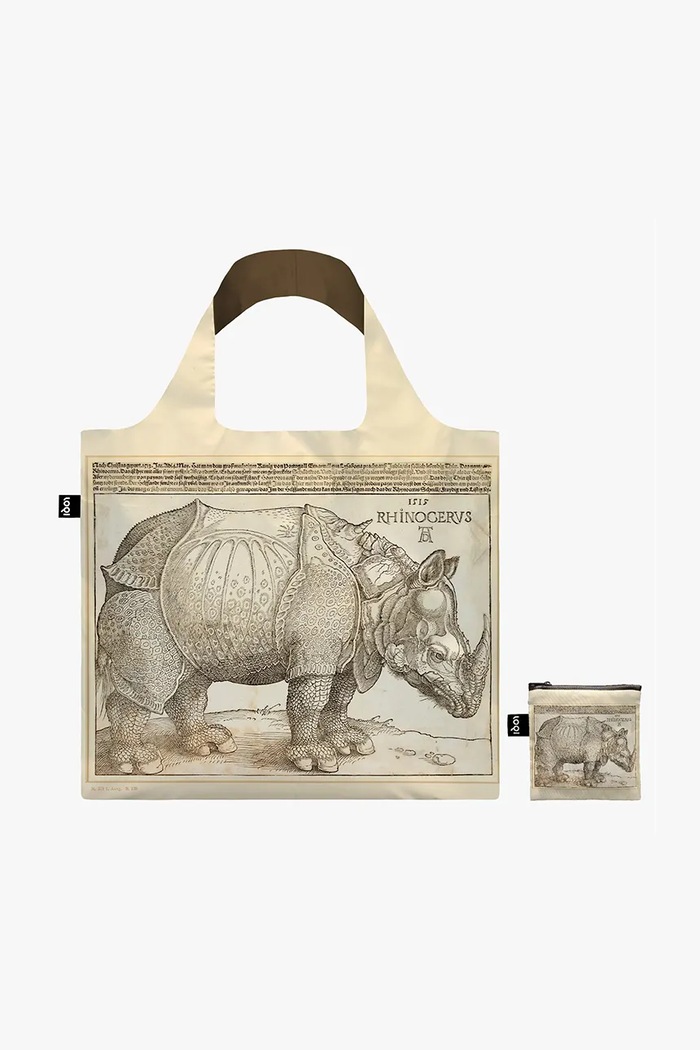 LOQI torba podręczna Rhinocerus by Albrecht Duerer multicolor Q.AD.RH