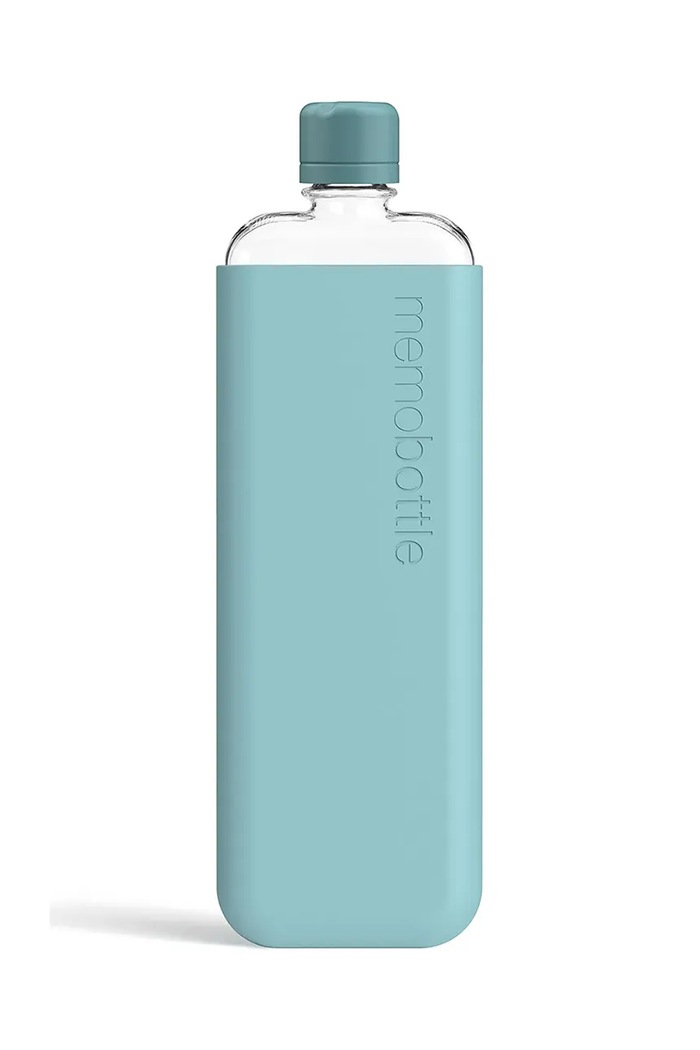 Memobottle bottiglia d'acqua Original Slim 450 ml turchese M343