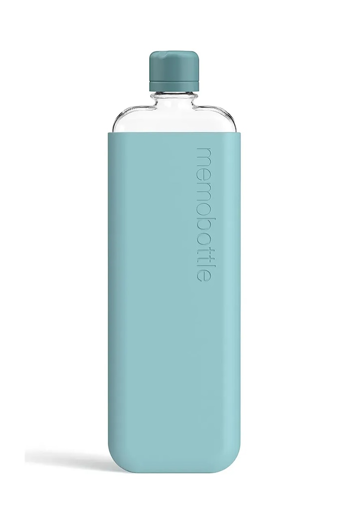 Memobottle bottiglia d'acqua Original Slim 450 ml turchese M343