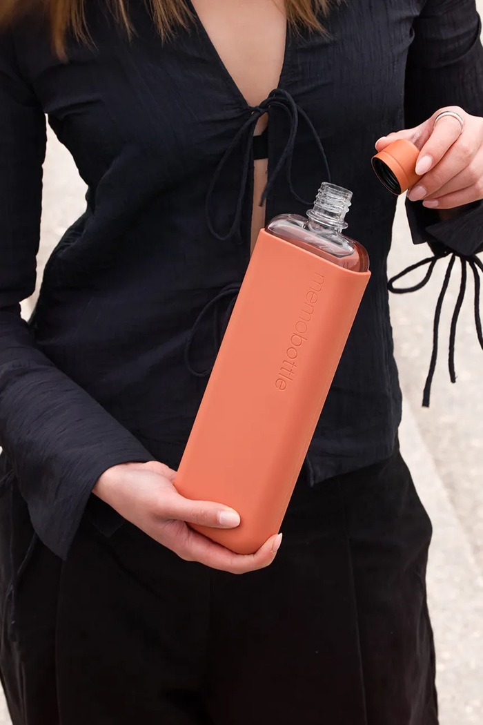 Accessori Memobottle bottiglia d'acqua Original Slim 450 ml M403 arancione