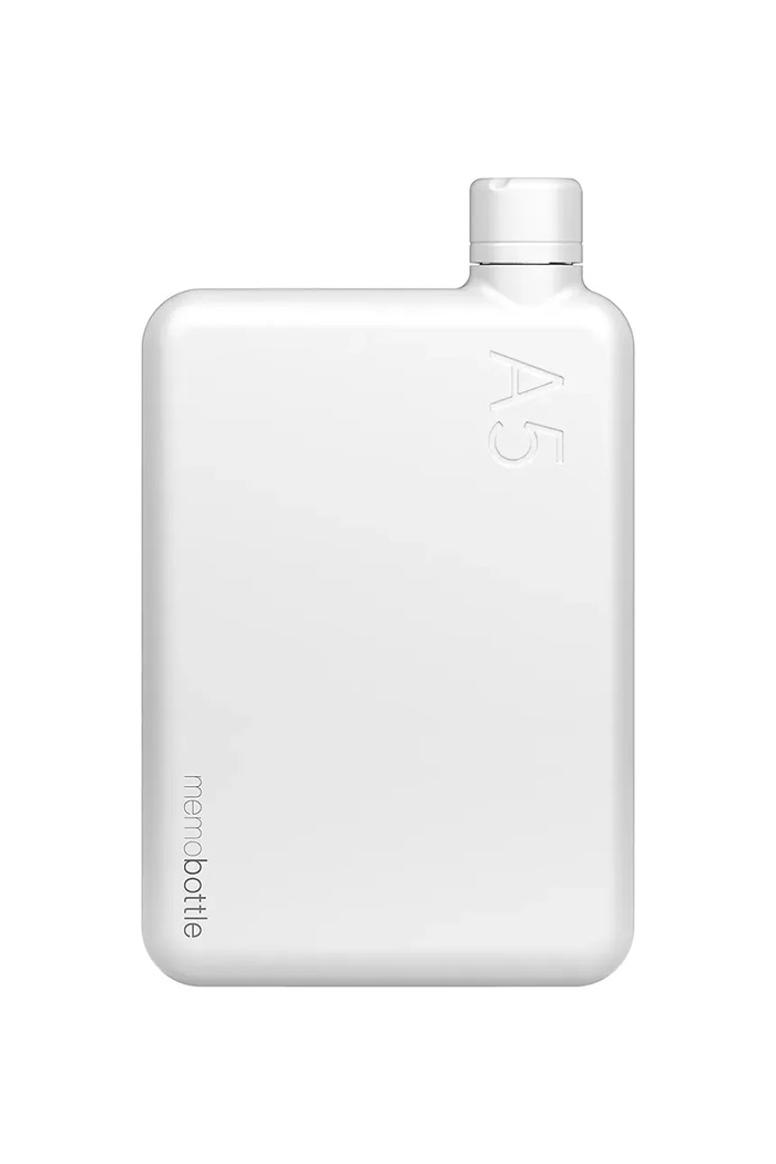 Пляшка для води Memobottle Stainless Steel A5 1080 ml білий M221W