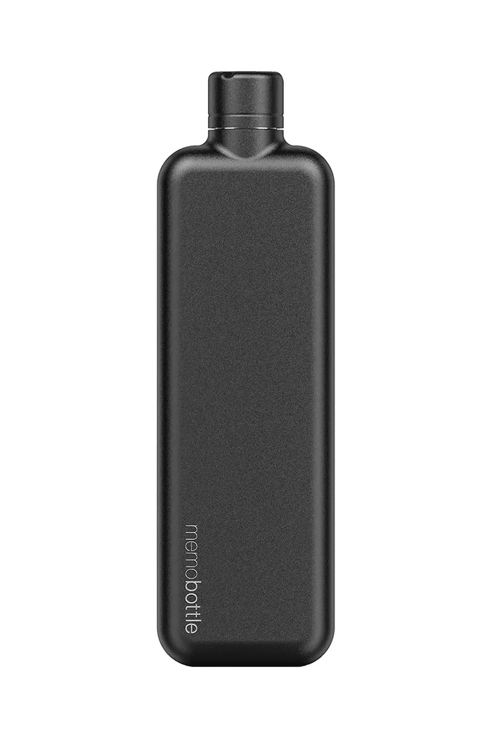 Memobottle sticlă de apă Stainless Steel Slim 600 ml negru M260W