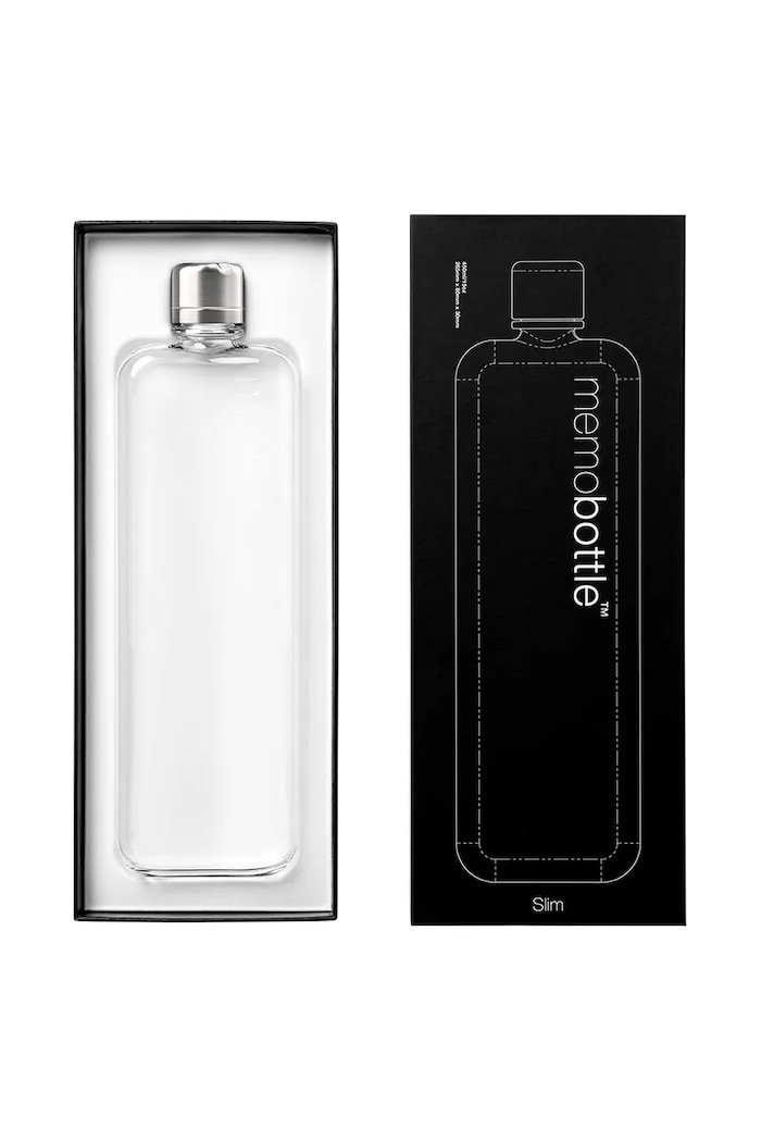 Пляшка для води Memobottle Original Slim 450 ml M006W прозорий AA00