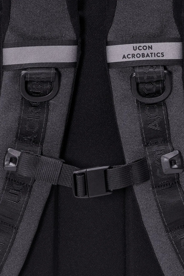 Σακίδιο πλάτης πόλης Ucon Acrobatics Phantom Asphalt Reflective 16 L 319024736621 μαύρο
