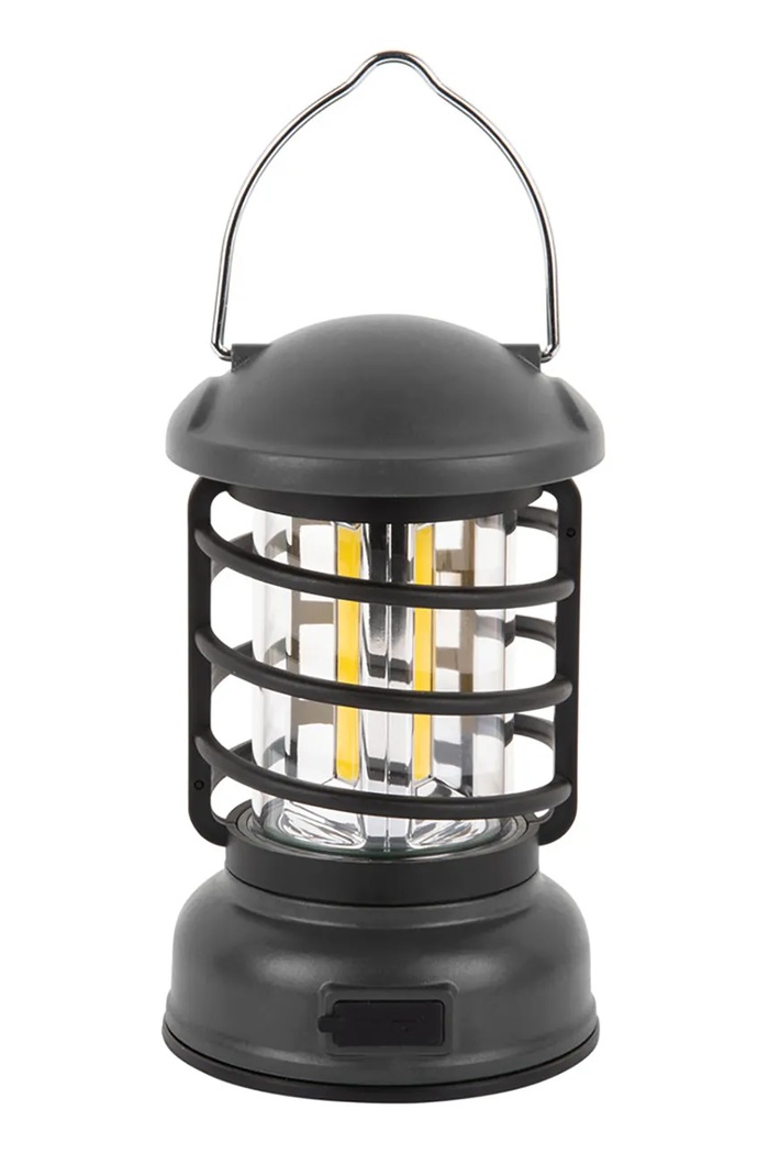 Bezdrôtové led svietidlo Leitmotiv Camping Lantern LED 15 cm čierna LM2247BK