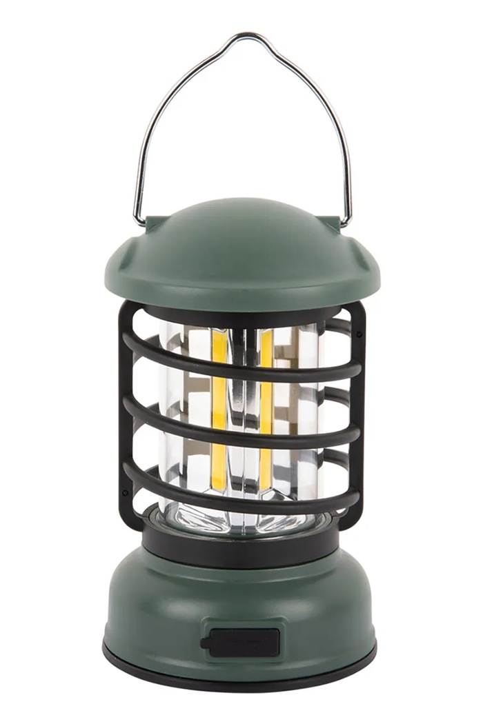 LED lucerna Leitmotiv Camping Lantern LED 15 cm zelená LM2247GR