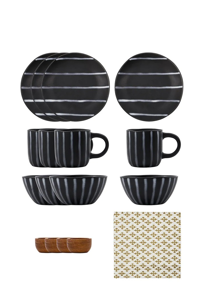 Pikniková sada pre 4 osoby House Doctor Brunch HDLine 17-pack viacfarebná 257981013