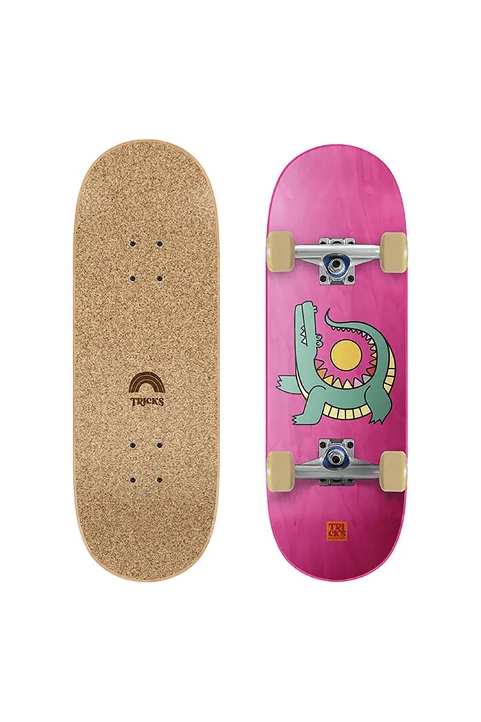 Tricks Skateboard pentru copii MINI Crocodile 7,87"x 24,21" multicolor TRCO0025B006