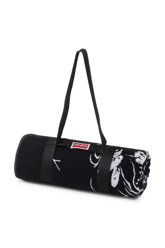 Prosop de plajă K ESTAMP 90 x 160 cm Kenzo 1047049 negru