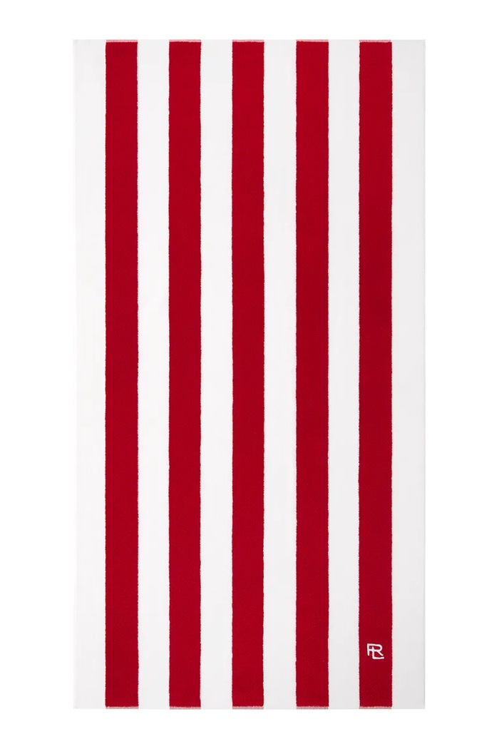 Ralph Lauren prosop de plajă din bumbac HENLEY Red 90 x 170 cm rosu 1053848