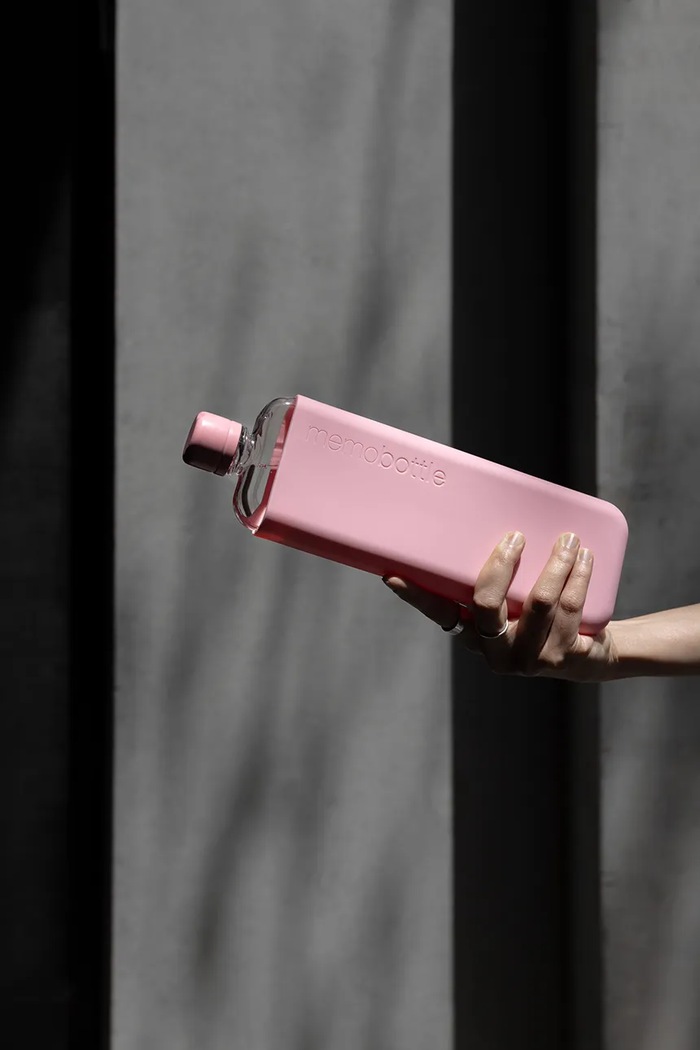 Accessori Memobottle bottiglia d'acqua Original Slim 450 ml M411 rosa