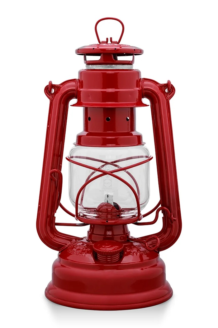 Feuerhand lampă cu kerosen Hurricane Lantern 276 25,5 x 15,5 cm rosu 276.ROT