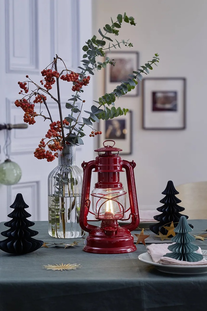 Feuerhand lampă cu kerosen Hurricane Lantern 276 25,5 x 15,5 cm 276.ROT