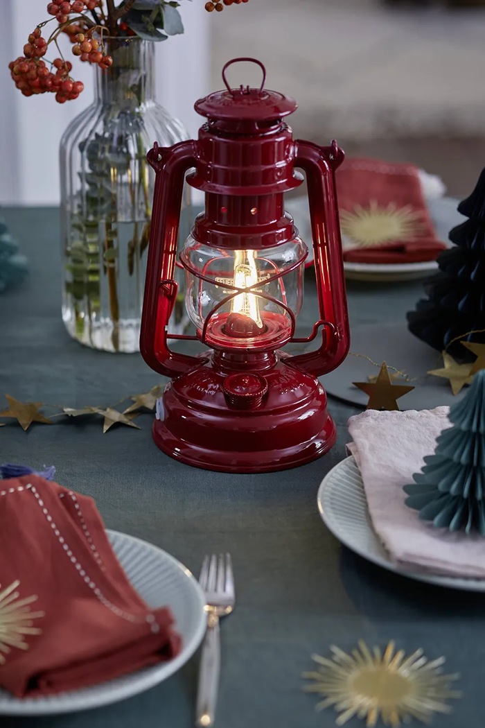 Feuerhand lampă cu kerosen Hurricane Lantern 276 25,5 x 15,5 cm 276.ROT