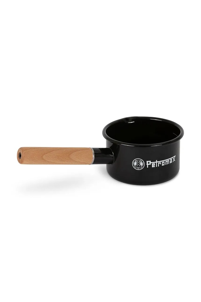 Kempingový hrniec Petromax Enamel Saucepan 0,5 L čierna PX.PANEN0.5.S