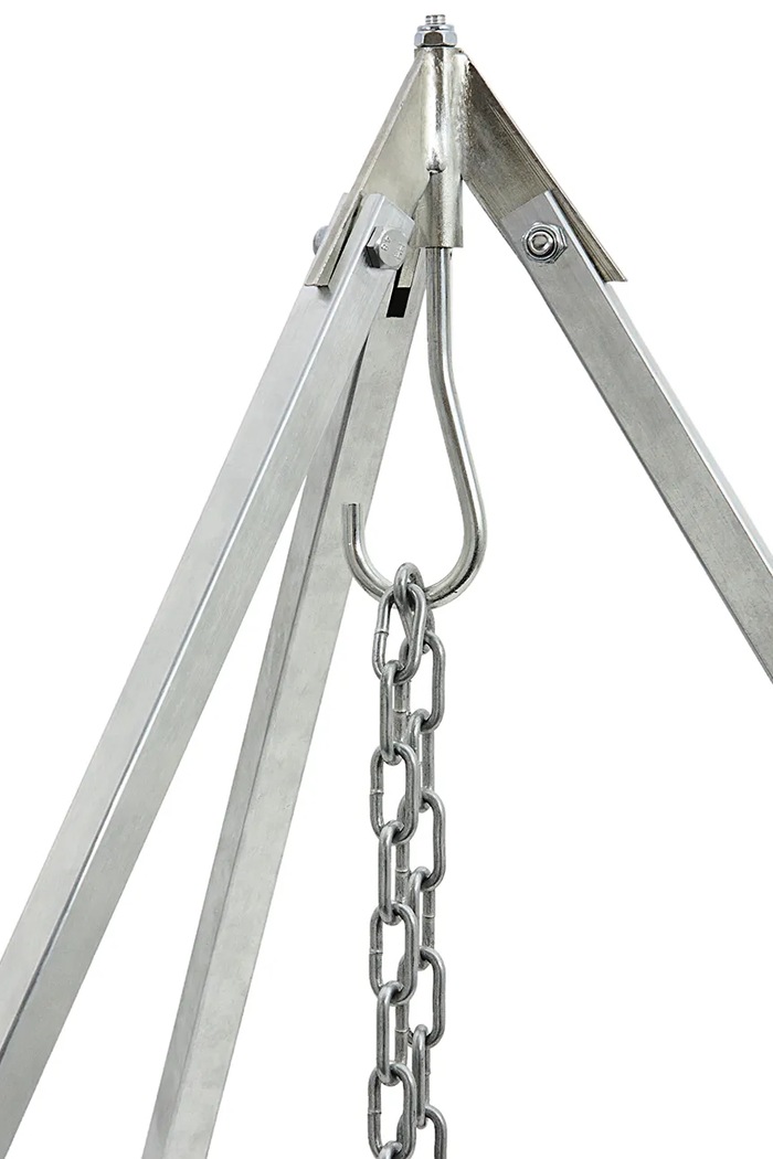 Decor Skladacia trojnožka nad ohnisko Petromax 12 x 144 x 12 cm D1 sivá