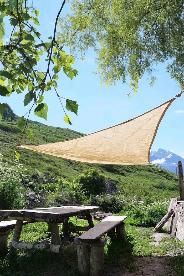 Senčno jadro Canvas Camp Coolair 540 cm bež CAD.500.DS