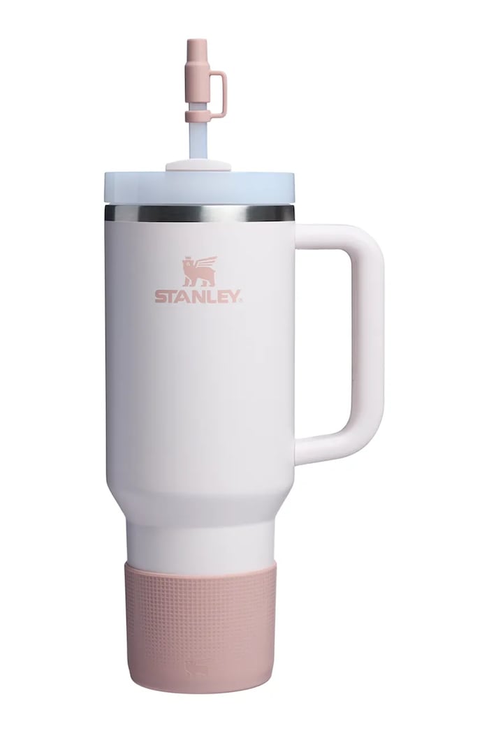 Силіконові аксесуари для чашки Stanley Quencher Boot + Straw Topper 10.12477.065 рожевий AA00