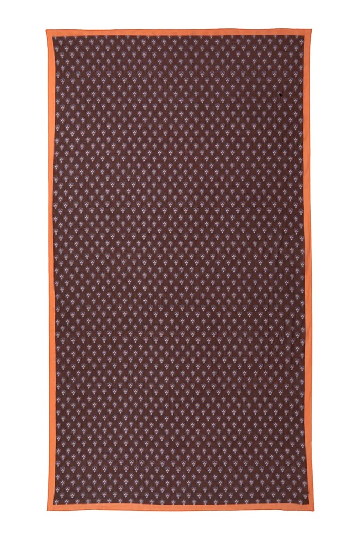 Olivier Desforges Παρεό βαμβακερό CAPBRUN Sienne 100 x 80 cm καφέ 1068991