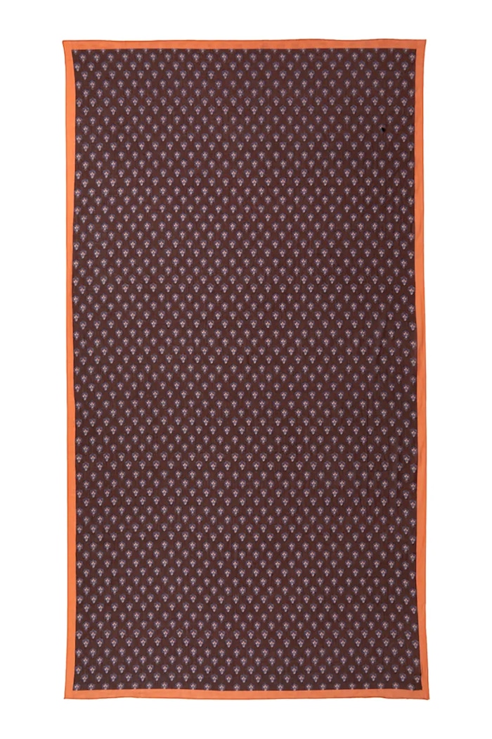 Olivier Desforges Παρεό βαμβακερό CAPBRUN Sienne 100 x 80 cm καφέ 1068991