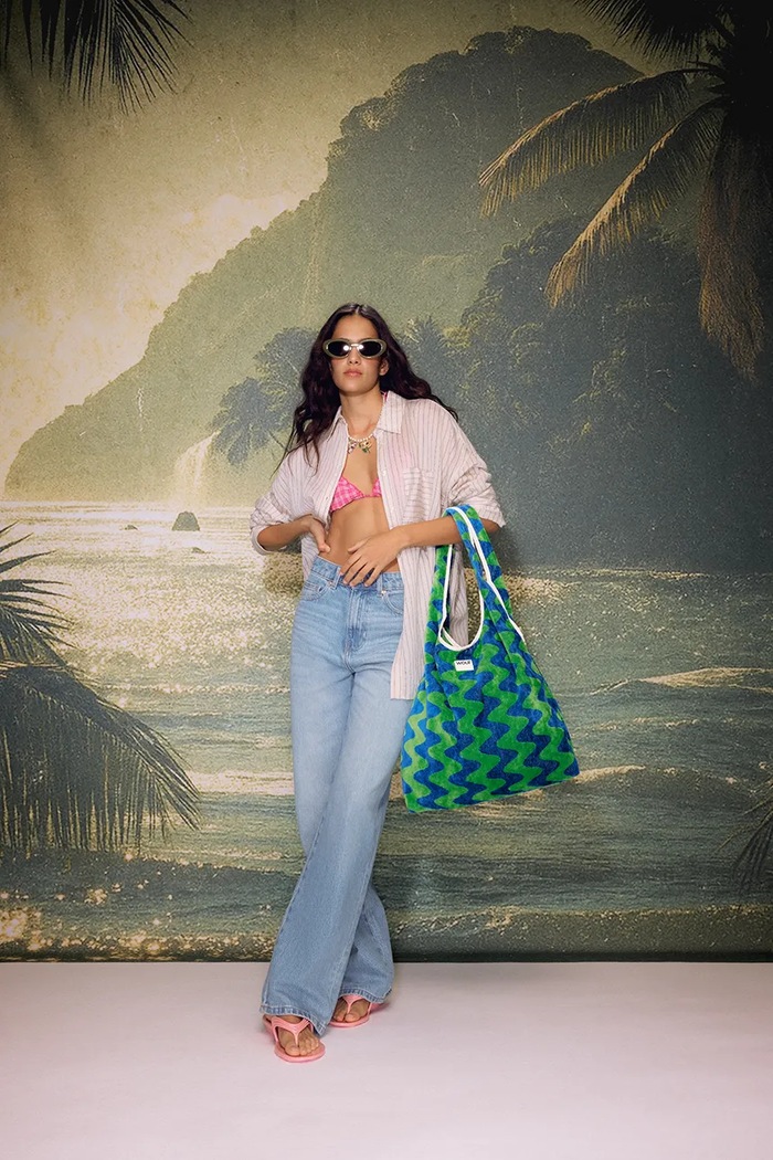 Βαμβακερή τσάντα WOUF Goa 45 x 65 cm πολύχρωμο BTS260018