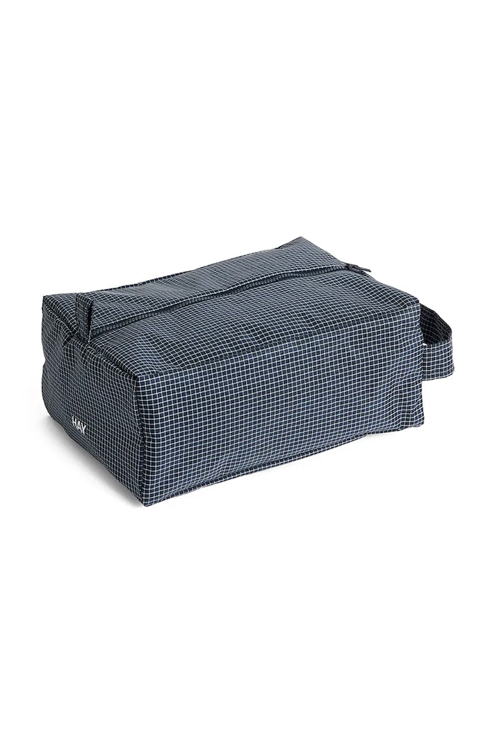 HAY Kosmetyczka z materiału tekstylnego 10,5 x 24 x 18 cm niebieski AF781.A601.AE89