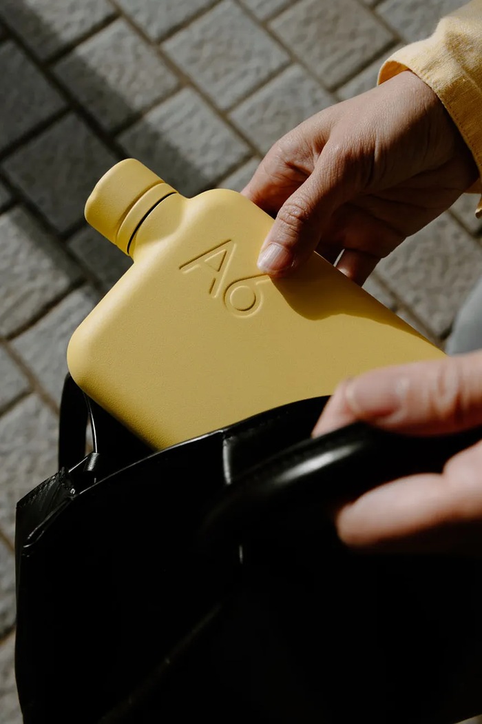 memobottle butelka na wodę ze stali nierdzewnej A6 M216 żółty AA00