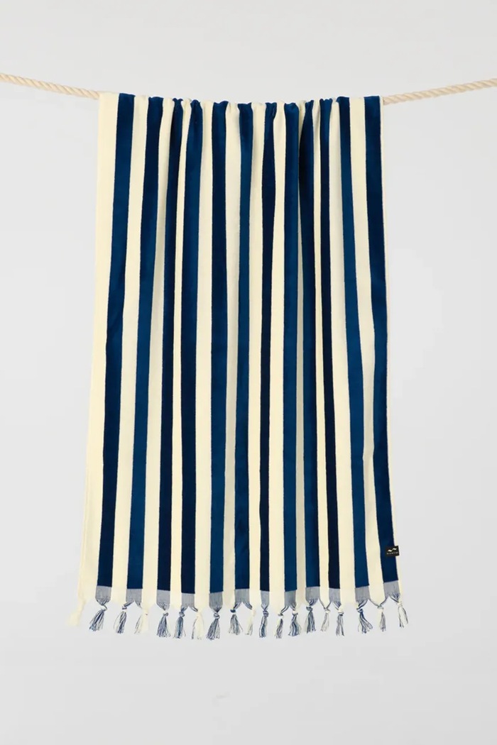 Slowtide ręcznik plażowy bawełniany 30 x 60 cm STWV032 granatowy AA00