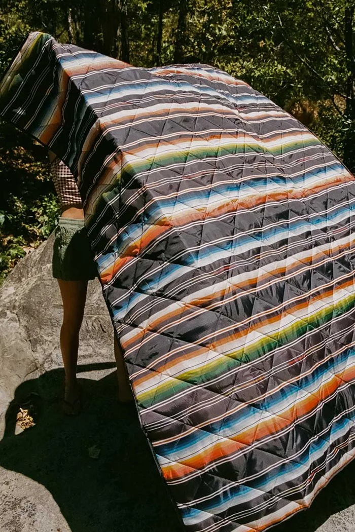 Slowtide koc piknikowy z tworzywa sztucznego 58 x 72 cm multicolor STPP002